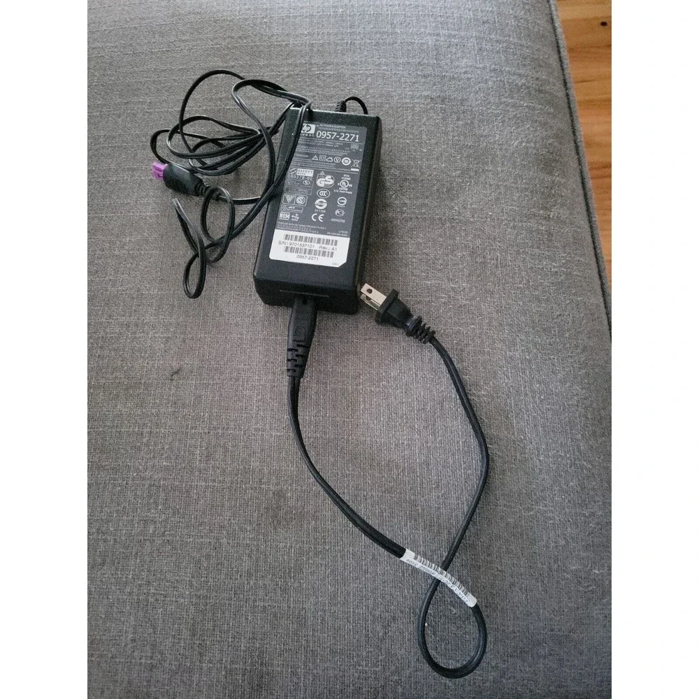 HP Printer OE AC Power Adapter Supply 0957-2271 32V 32 Volt Purple Connector